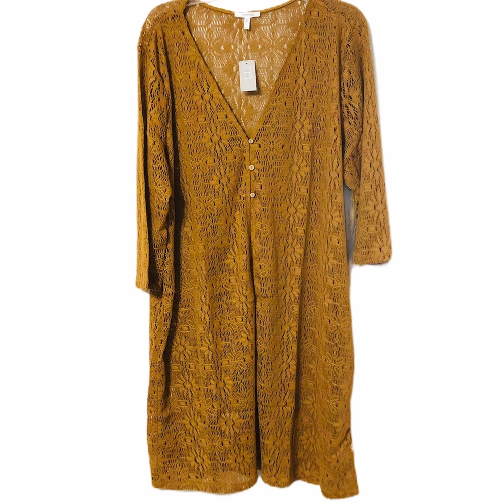 Maurice Size 2x Duster Cardigan. NWT